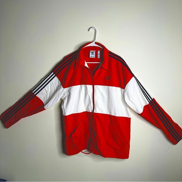 Vintage 90s - Adidas Windbreaker Jacket - Men’s - Size Large - Perfect for Fall - Picture 1 of 9